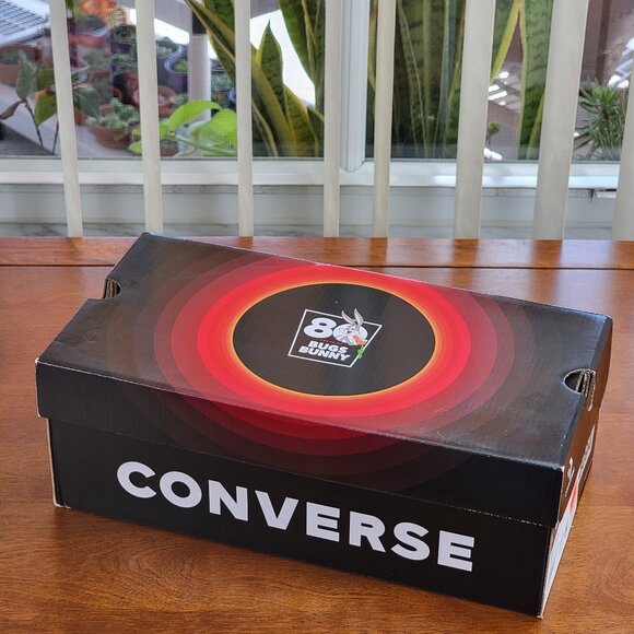 Converse x Bugs Bunny 80Years CTAS HI 169225F Size Men's 9.5 / Women's 11.5 NWB - Picture 14 of 15